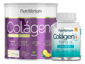 Colágeno Verisol Ácido Hialurônico 200g + Colágeno Tipo 2 Premium Nutrilibrium