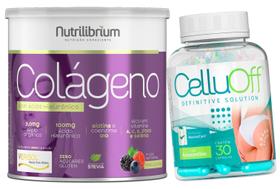 Colágeno Verisol Ácido Hialurônico + Celluoff 30 Caps Nutrilibrium