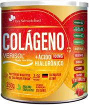 Colágeno Verisol + Ácido Hialurônico em pó 250g - Flora Nativa (Laranja com Morango)