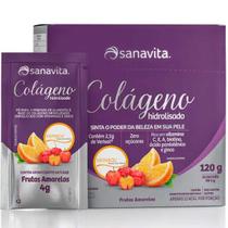 Colágeno Verisol Com VItamina C + Biotina + Acido Pantotênico - 30 Saches - Sanavita