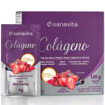 Colágeno Verisol Com VItamina C + Biotina + Acido Pantotênico - 30 Saches - Sanavita