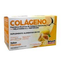 Colágeno Verisol em Pó com 30 Sachês Sabor Maracujá Shell Nutry