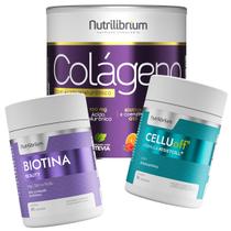 Colágeno Verisol Hialuron + Celluoff + Biotina Nutrilibrium