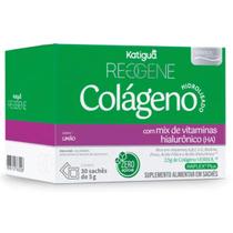 Colágeno Verisol Hialurônico 30 Sachês Sabor Limão Katiguá