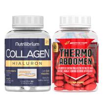 Colágeno Verisol Hialurônico Biotina Caps + Thermo Abdomen Bodyaction