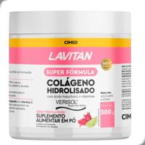 Colágeno Verisol Hialuronico e Vitaminas Super Formula 300g Lavitan Colágeno Verisol Hialuronico e Vitaminas Super Formula 300g Lavitan