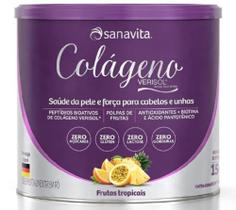 Colágeno Verisol Sabor Frutas Tropicais Lata de 150g para 30 Doses-Sanavita