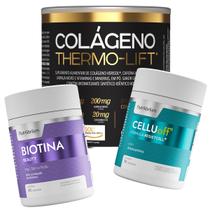 Colágeno Verisol Thermo Lift + Biotina + Celluoff L-Carnitina Cafeína - Nutrilibrium