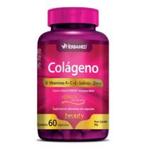 Colágeno Verisol + Vitaminas e Minerais 750mg Herbamed 60 Cápsulas