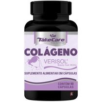 Colágeno Verisol Vitaminas E Minerais 90 Capsulas Take Care