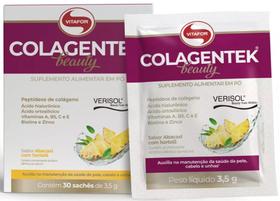 Colagentek beauty - 30 sachês 3,5g sabor abacaxi com hortelã vitafor