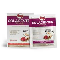 Colagentek Beauty - 30 Sachês (3,5g) Sabor Maçã com Canela Colágeno para Pele e Beleza