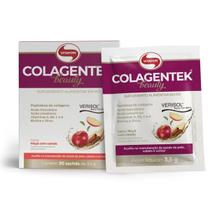 Colagentek Beauty Caixa C/30 Sachês 3,5g Maçã C/Canela Vitafor