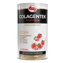 Colagentek Protein Morango Vitafor 460g Colagentek Protein Morango Vitafor 460g