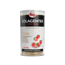 Colagentek Protein Sabor Morango 460g Vitafor Colagentek Protein Sabor Morango 460g Vitafor