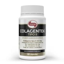 Colagentek Tipo II Vitafor 120 Cáps Com MSM e Ácido Hialurônico Colagentek Tipo II Vitafor 120 Cáps Com MSM e Ácido Hialurônico
