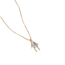 Colar 1 Menino Filho Zirconia Luxo Semi Joias Banho Ouro