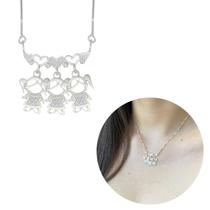 Colar 3 Filhos Menino Ou Menina Prata 925 Legítima Cravejado Colar 3 Filhos Menino Ou Menina Prata 925 Legítima Cravejado