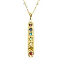Colar 7 Chakras 33mm - Sunshine Cristais