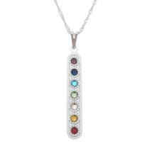 Colar 7 Chakras 33mm - Sunshine Cristais Colar 7 Chakras 33mm - Sunshine Cristais