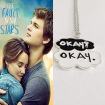 Colar A Culpa é das Estrelas Okay Okay Pingente Nuvem Duplo Filme Romance Geek Pronta Entrega Colar A Culpa é das Estrelas Okay Okay Pingente Nuvem Duplo Filme Romance Geek Pronta Entrega