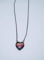 Colar abaloado mix collor