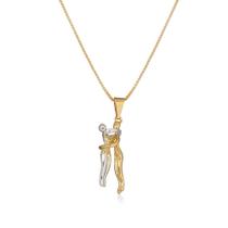 Colar Abraço Banhado a Ouro 18k