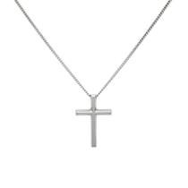 Colar Aço Cruz Clement (BASE) B-10