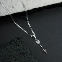 Colar Aço Inox Arrow Silver