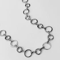 Colar aço inox elos circulares Colar aço inox elos circulares