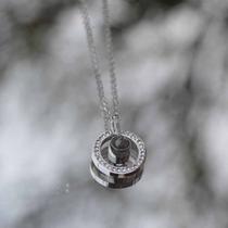 Colar Aço Prateado Circle Point Colar Aço Prateado Circle Point