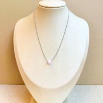 Colar Aço Prateado Pérola Marina Colar Aço Prateado Pérola Marina