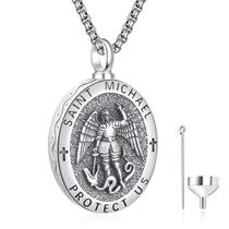 Colar ADMETUS São Miguel Urna de Prata 24x20mm Colar ADMETUS São Miguel Urna de Prata 24x20mm