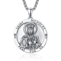 Colar ADMETUS São Nicolau 25 mm Prata 925 Colar ADMETUS São Nicolau 25 mm Prata 925