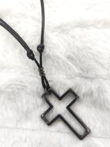 Colar Ajustavel Unissex de Cruz Colar Ajustavel Unissex de Cruz