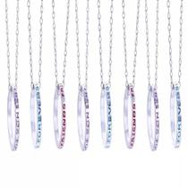 Colar Amigas Amizade Best Friends Folheado A Prata - 8 Pçs