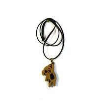 Colar amigo cachorro marrom