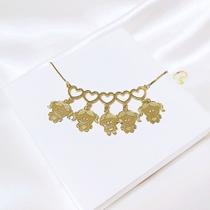 Colar Amor de Mãe Cinco Filhos