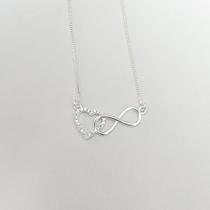 Colar amor infinito prata