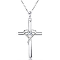 Colar AmorAime em prata esterlina 925 com pedra de nascimento 5A CZ