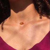 Colar Amuleto de Âmbar Esferas Mel Polido 40cm - Vigor