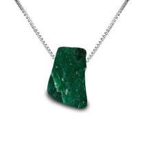 Colar Amuleto de Jaspe Verde