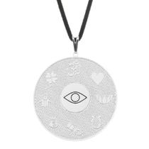Colar Amuleto Mandala Boas Vibrações 34mm Sorte Amor Proteção - Sunshine Cristais