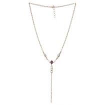 Colar Armem Rr Bijoux Gravatinha Cristais Coloridos