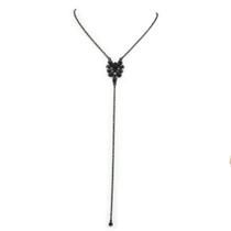 Colar Armem Rr Bijoux Gravatinha Preto Gotas Colar Armem Rr Bijoux Gravatinha Preto Gotas