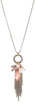 Colar Armem Rr Bijoux Longo Correntes Cristal Rose