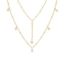 Colar Armem Rr Bijoux Longo Duas Peças Cristais