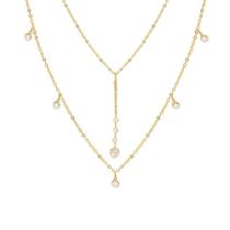 Colar Armem Rr Bijoux Longo Duas Peças Cristais