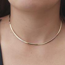 Colar / aro folheado a ouro delicado