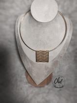 COLAR ARO LAURIEL_ Semijoia com Banho Nobre de Ouro 18k